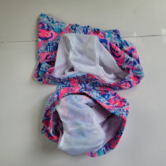 Lilly Pulitzer Cracked Up Cosmic Coral junior capri trunk Boys - Picture 11 of 12